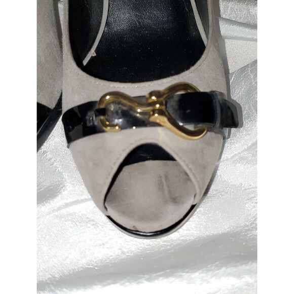 Cole Haan Nike Air Women's Heels Suede Career Evening Old Money Size 10.5B - Picture 5 of 13